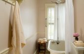 The bathroom in Room 1 at our Castine, Maine B&B 
