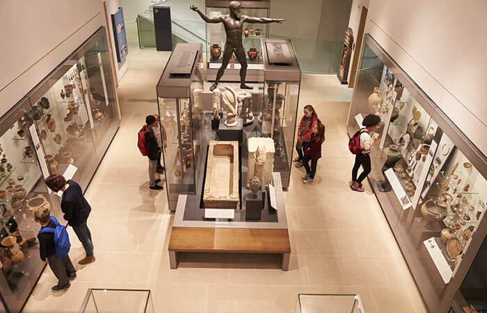 Overview of a museum in Maine