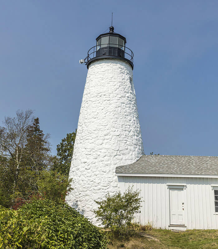 Maine Lighthouses Pentag Et Inn   White Lighthouse 1 