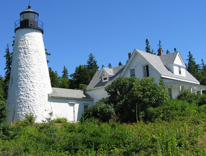 Dyce Head Lighthouse, Castine, Maine on the Lighthouse Trail