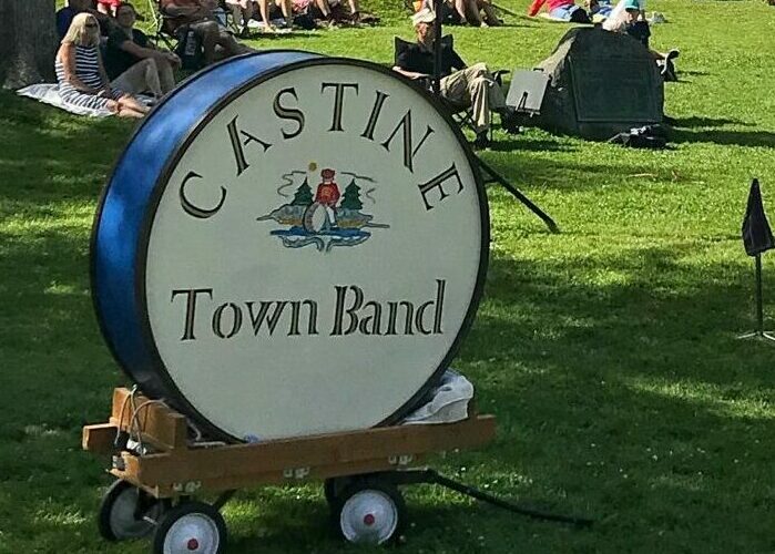 Castine town band on Fourth of July