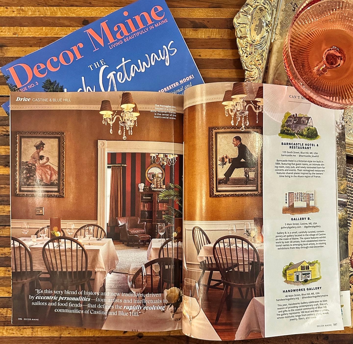 Pentagoet Inn in Decor Maine magazine